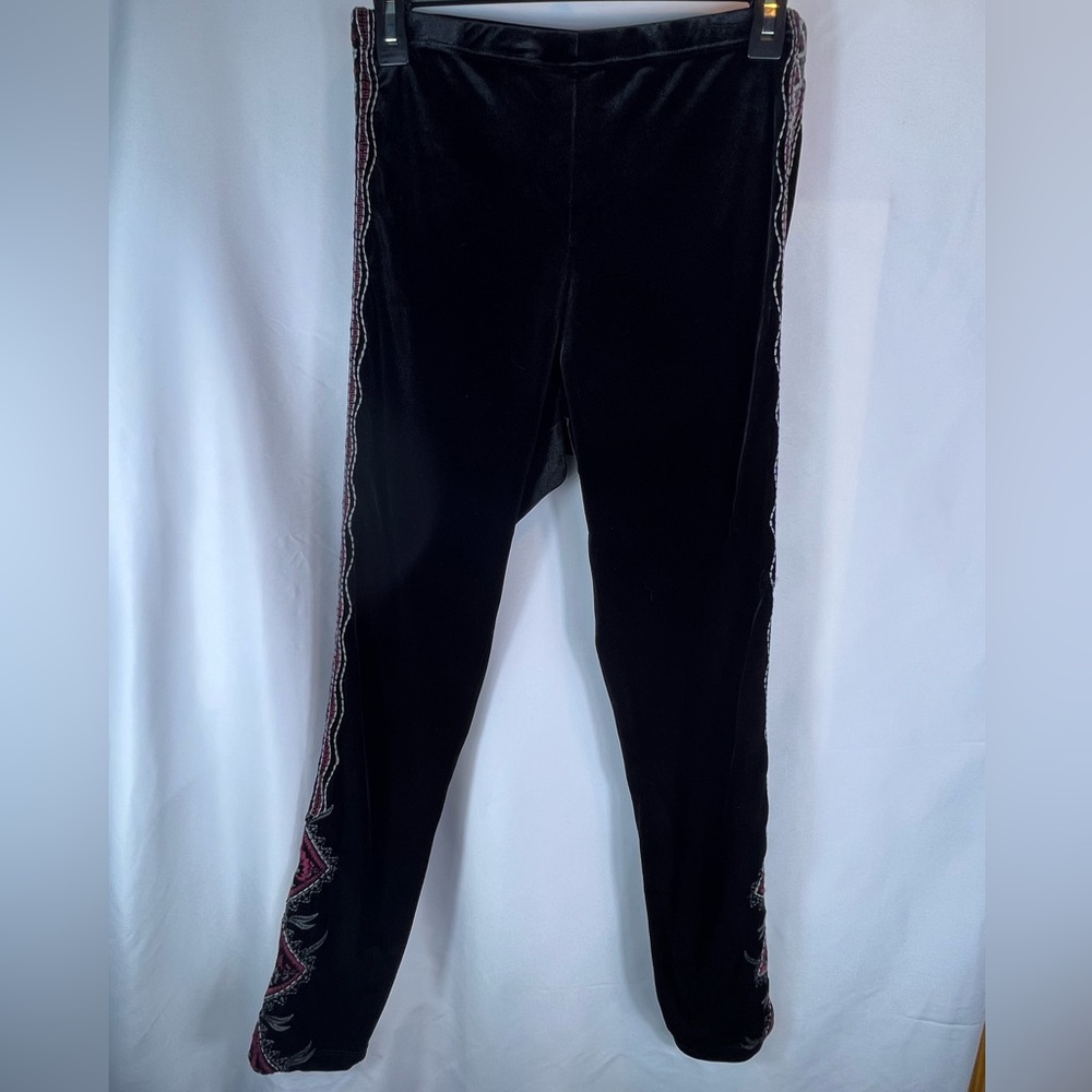 Johnny Was Workshop Blair Velvet Leggings, size Medium - Picture 5 of 15